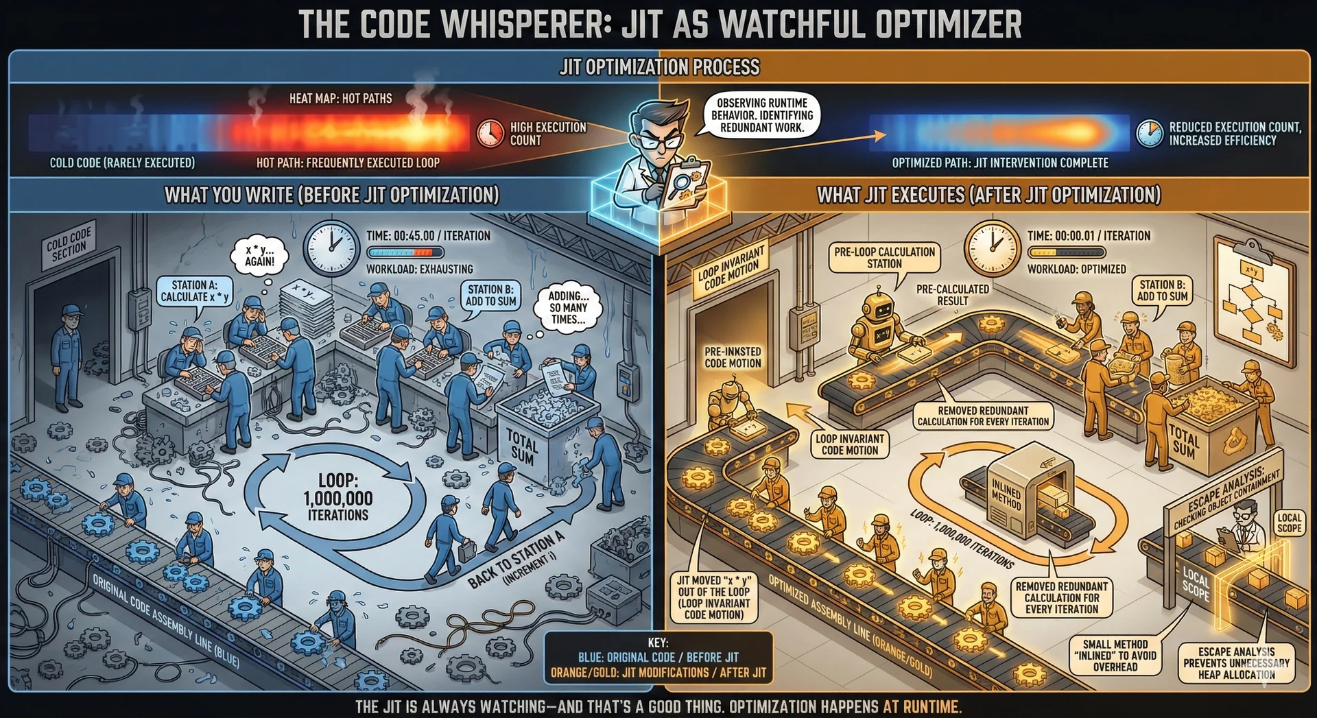 JIT compilation visualization