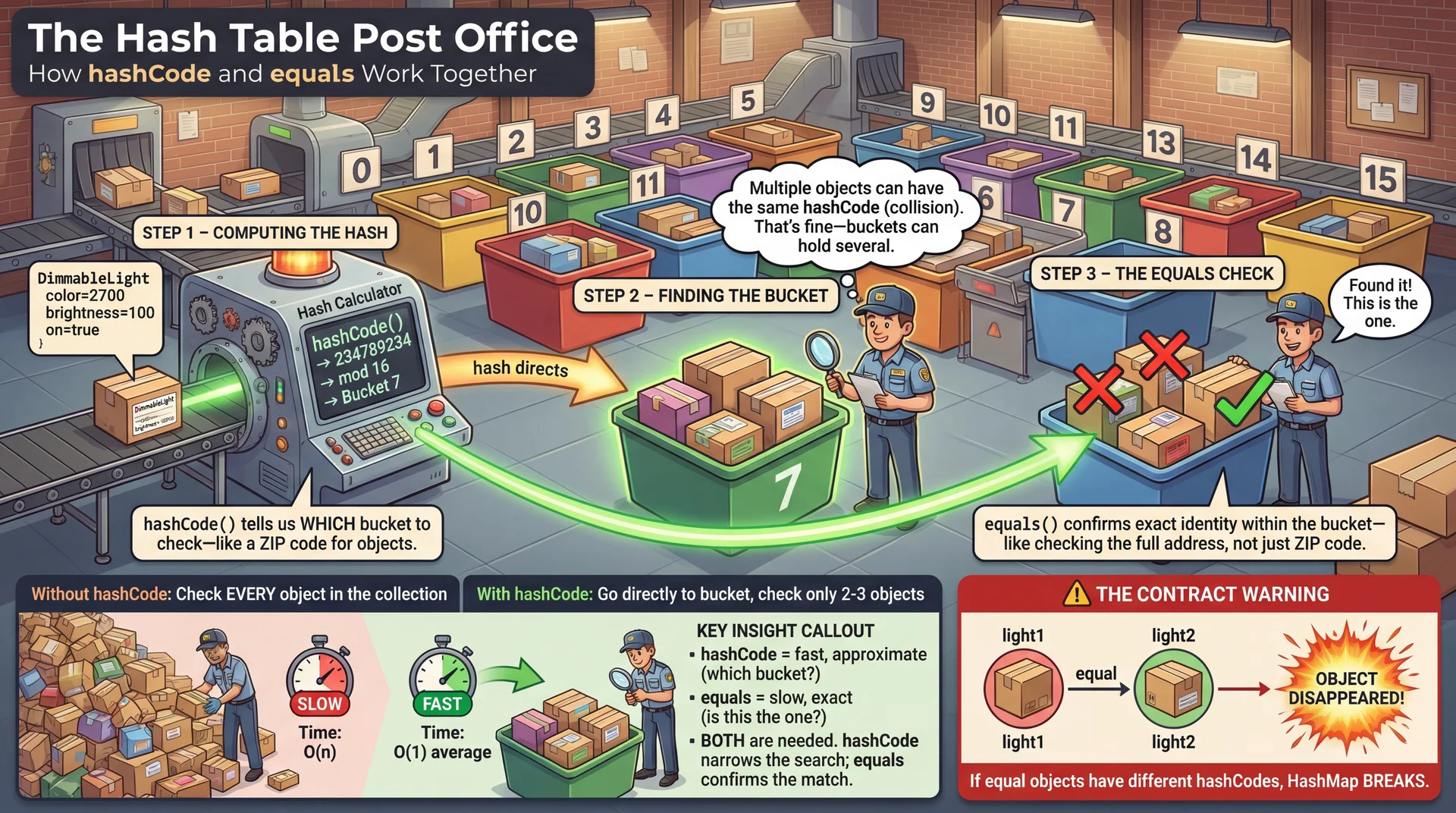 The Hash Table Post Office