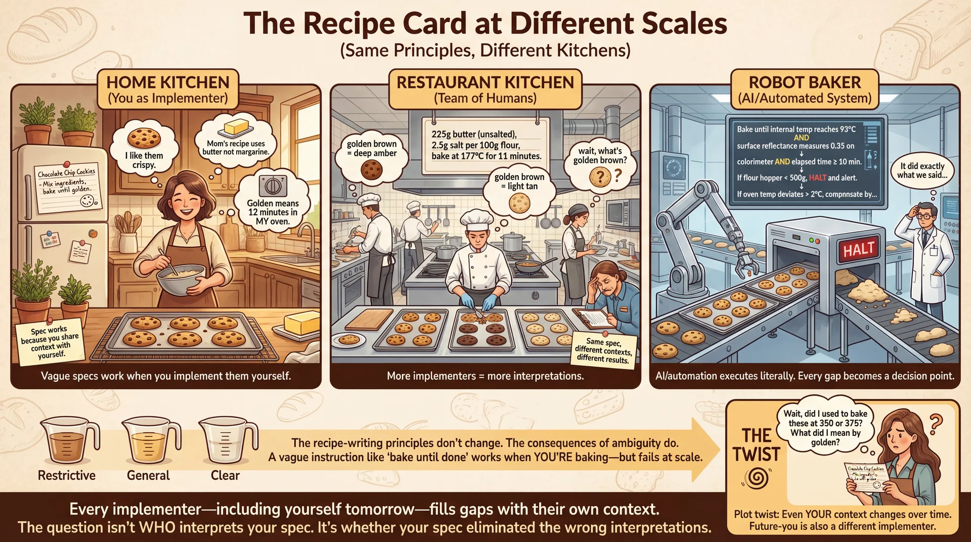 The Recipe Card at Different Scales